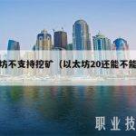 以太坊不支持挖矿（以太坊20还能不能挖矿）