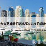 包含芝麻开门怎么买USDT的词条