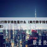 d讯央行数字钱包是什么（央行数字钱包是什么意思）
