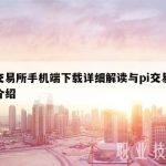 pi交易所手机端下载详细解读与pi交易大厅介绍