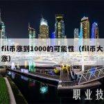 fil币涨到1000的可能性（fil币大涨）