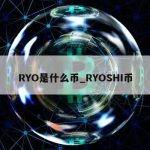 RYO是什么币_RYOSHI币
