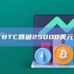 BTC跌破25000美元