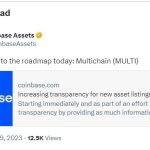 Coinbase 将 Multichain（MULTI）列入上币路线图