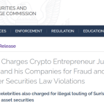 美证监会 SEC 起诉孙宇晨 Justin Sun 的法律逻辑