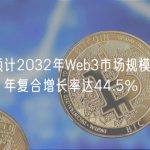 报告：预计2032年Web3市场规模将达819亿美元，年复合增长率达44.5%