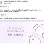 zkSync 生态 DEX SyncSwap 将推出代币 SYNC