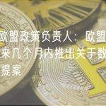 Circle欧盟政策负责人：欧盟委员会将在未来几个月内推出关于数字欧元的立法提案