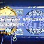 矿企CleanSpark 3月产出598枚BTC，售出502枚BTC