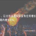 比特币、以太坊本周实际没有任何增长，TRON在本周内增长8%