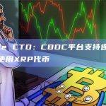 Ripple CTO：CBDC平台支持连接XRPL并使用XRP代币