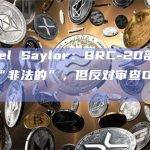Michael Saylor：BRC-20部分用例可能是“非法的”，但反对审查Ordinal交易