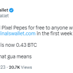 Ordinals Wallet已向早期用户空投Pixel Pepes NFT