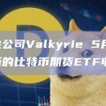 加密基金公司Valkyrie 5月15日提交一份新的比特币期货ETF申请