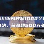 一诈骗组织创建超1000个比特币欺诈网站，获利超500万美元