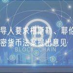 民主党领导人要求根斯勒、耶伦就共和党主导的加密货币法案提出意见