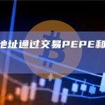某聪明钱地址通过交易PEPE和PEPE2.0获利