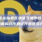 Swift 正在探索区块链互操作性，将与十几家金融机构合作测试代币化资产转移