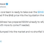 Venus Protocol：若BNB达清算门槛，BNB Chain将接管平台BNB头寸 