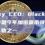 Galaxy CEO：BlackRock CEO是今年加密货币领域的顶级人物之一