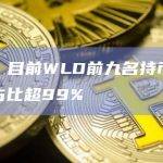 数据：目前WLD前九名持币地址持币占比超99%