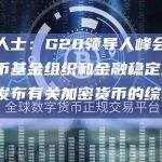 消息人士：G20领导人峰会前国际货币基金组织和金融稳定理事会将发布有关加密货币的综合报告
