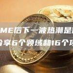 MEME后下一波热潮是什么？分享6个领域和16个项目
