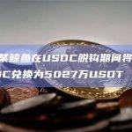 数据：某鲸鱼在USDC脱钩期间将5500万USDC兑换为5027万USDT