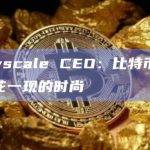 Grayscale CEO：比特币不再是昙花一现的时尚