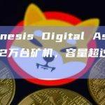 矿企Genesis Digital Assets共运行12万台矿机，容量超过400 MW
