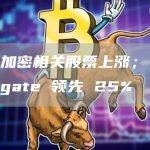 主要加密相关股票上涨； Silvergate 领先 25%