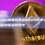 Do Kwon被捕后将近3000万美元的Token转移到匿名钱包中