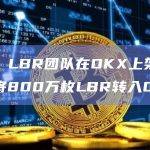 数据：LBR团队在OKX上架其代币前将800万枚LBR转入OKX