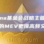 Solana基金会战略主管：Solana的MEV更像高频交易