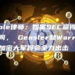 Ripple律师：如果SEC赢得了这场官司， Gensler和Warren的反加密大军将会全力出击