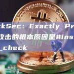 BlockSec：Exactly Protocol被攻击的根本原因是#insufficient_check