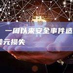 数据：一周以来安全事件造成700万美元损失
