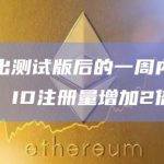 在推出测试版后的一周内，World ID注册量增加2倍