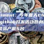 Santiment：今年夏天Chainlink的github开发活动跻身开发最频繁资产前5名