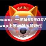 Scopescan：一地址用1300万枚RLB在Uniswap上添加单边流动性