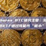 CoinShares BTC研究主管：贝莱德现货比特币ETF通过可能性“很小”
