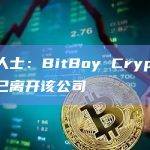 知情人士：BitBoy Crypto创始人已离开该公司