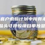 FTX客户索赔计划中所有未平仓衍生品头寸将按项目单独显示