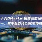 过去三十天DMarket销售额超越BAYC排名第一，其平台支持CSGO皮肤交易