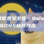 慢雾首席信息安全官：Balancer遭遇BGP或DNS劫持攻击