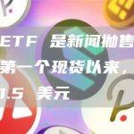 比特币 ETF 是新闻抛售事件吗？ 自欧洲第一个现货以来，BTC 已下跌 1.5 美元