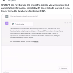 ChatGPT 升级：可通过必应搜索引擎进行网络搜索，不再局限于旧数据