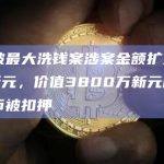 新加坡最大洗钱案涉案金额扩大至24亿新元，价值3800万新元的加密货币被扣押