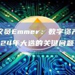 美众议员Emmer：数字资产将成为2024年大选的关键问题