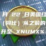3.8 月 22 日美国红皮书指数（同比）从之前的 3.6% 升至 XNUMX%